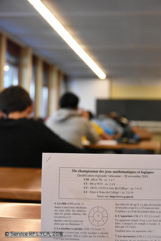 Concours de maths et logique